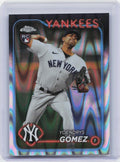 2024 Topps Chrome #160 Yoendrys Gómez Raywave Refractors