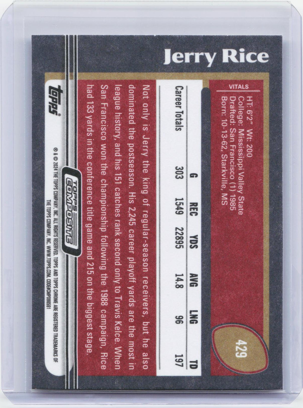 2023 Topps Composite #429 Jerry Rice