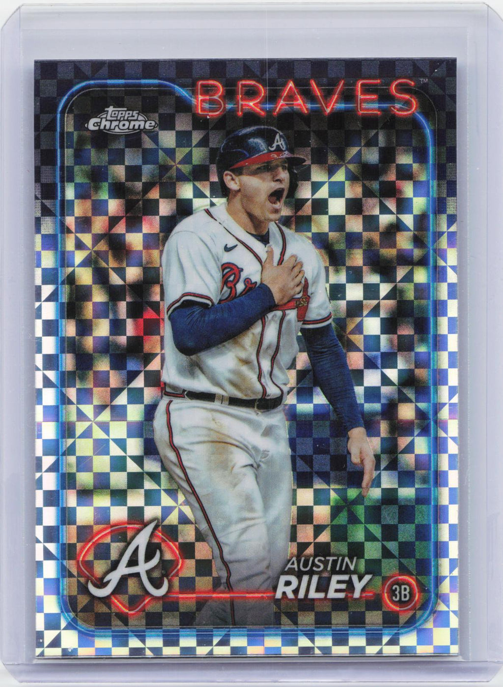 2024 Topps Chrome #84 Austin Riley X-Fractors