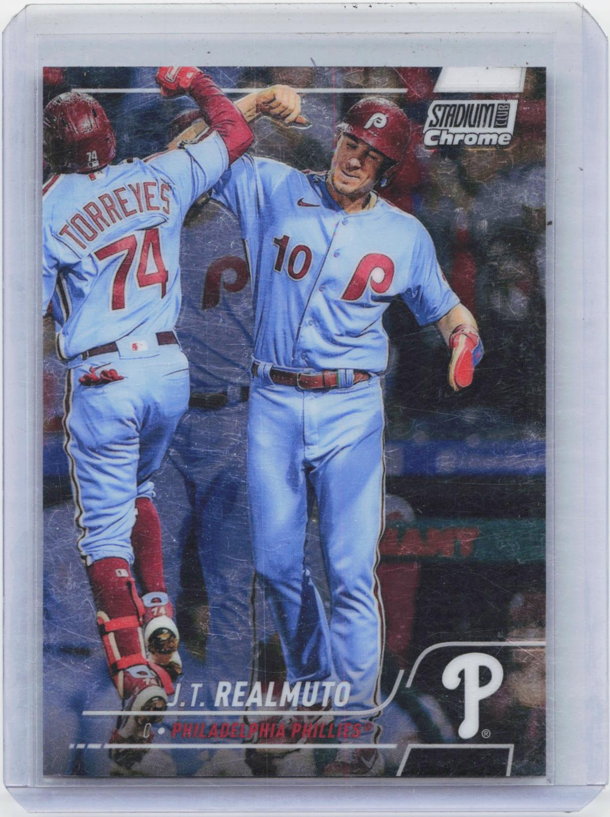 2022 Stadium Club Chrome #72 J.T. Realmuto