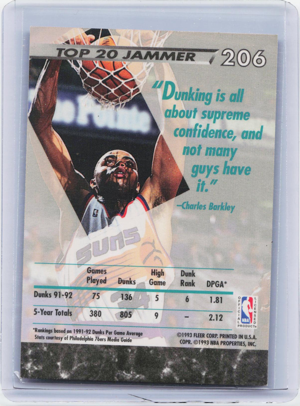 1992-93 Ultra #206 Charles Barkley