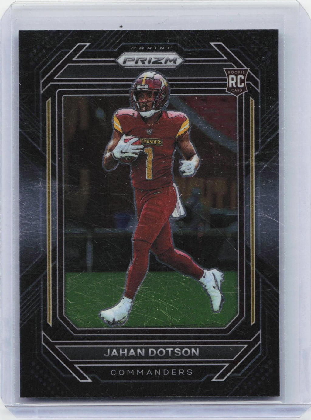 2022 Panini Chronicles #PB-15 Jahan Dotson Prizm Black
