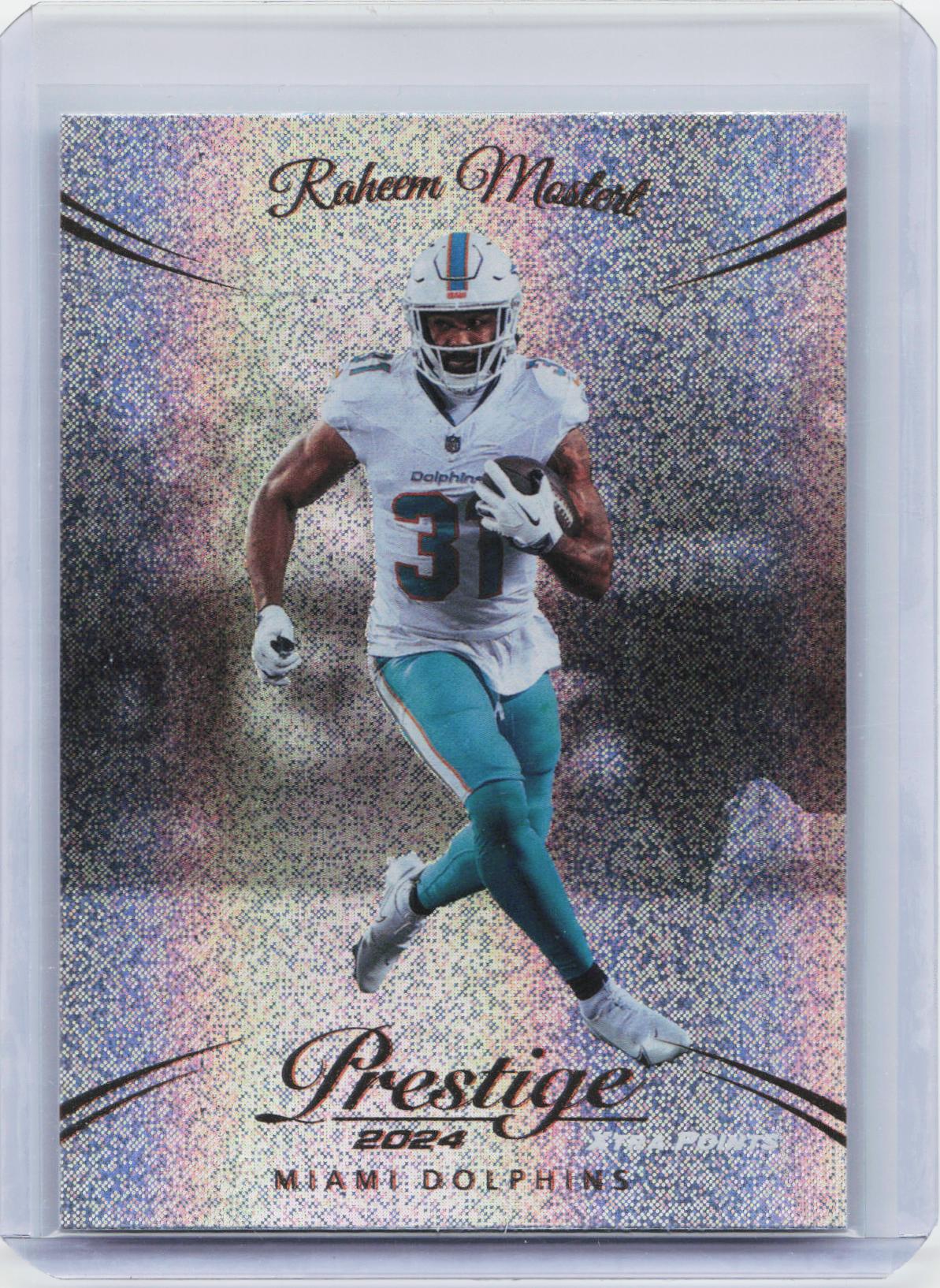 2024 Panini Prestige #185 Raheem Mostert Galaxy Xtra Points