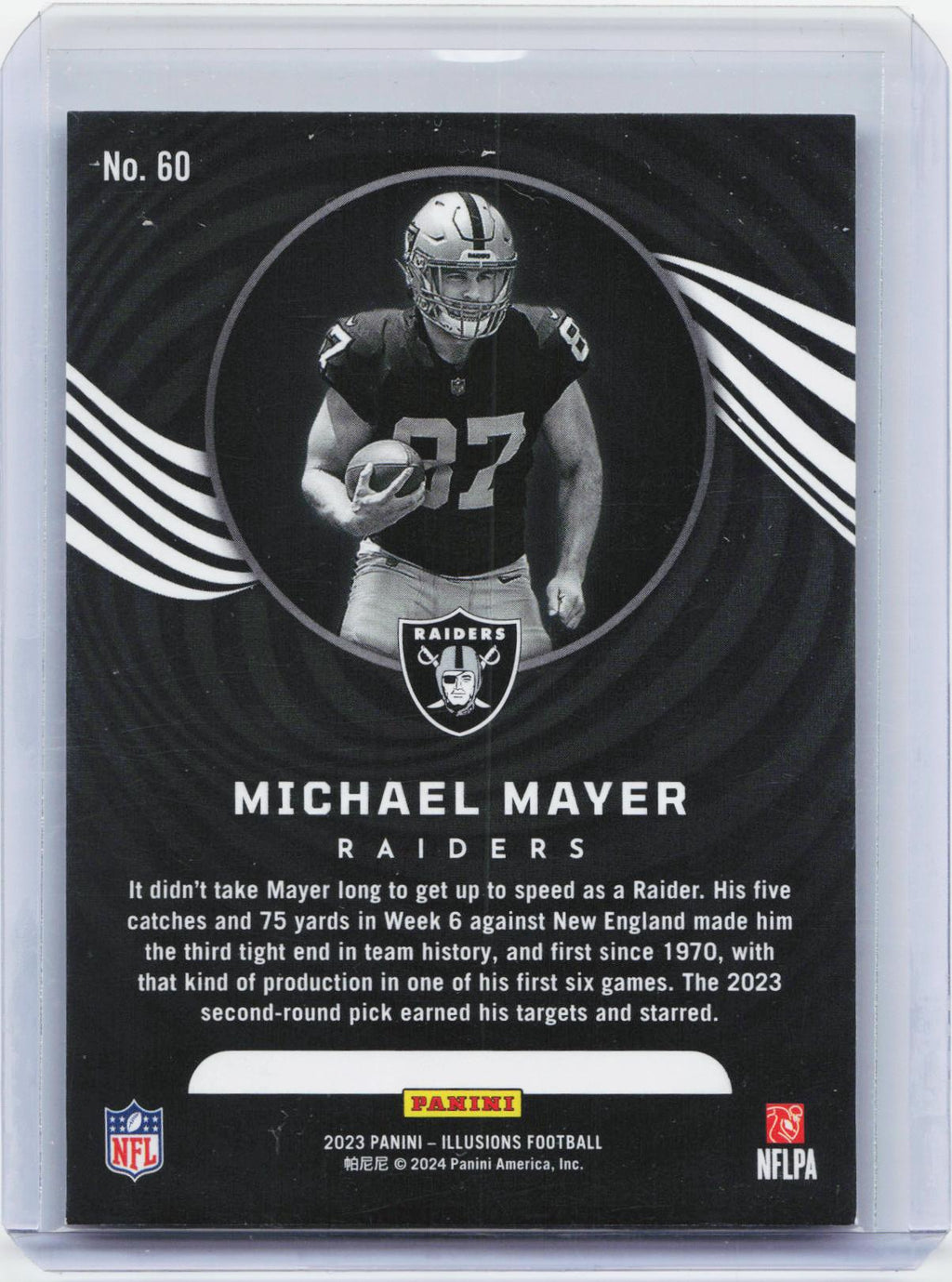 2023 Panini Illusions #60 Michael Mayer Emerald Trophy Collection