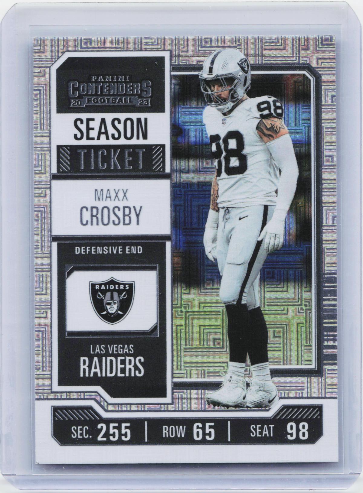 2023 Panini Contenders #56 Maxx Crosby Retail