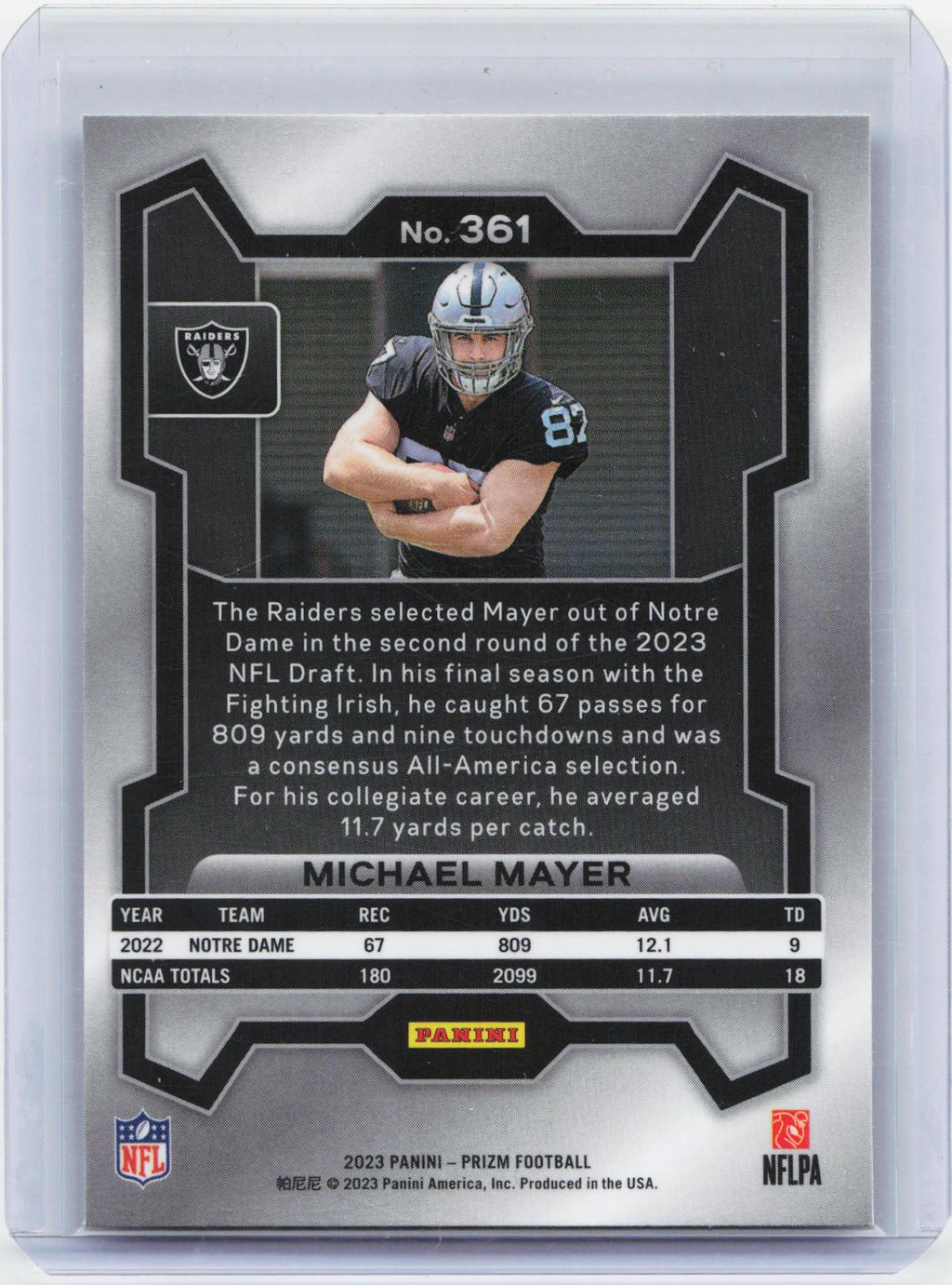2023 Panini Prizm #361 Michael Mayer