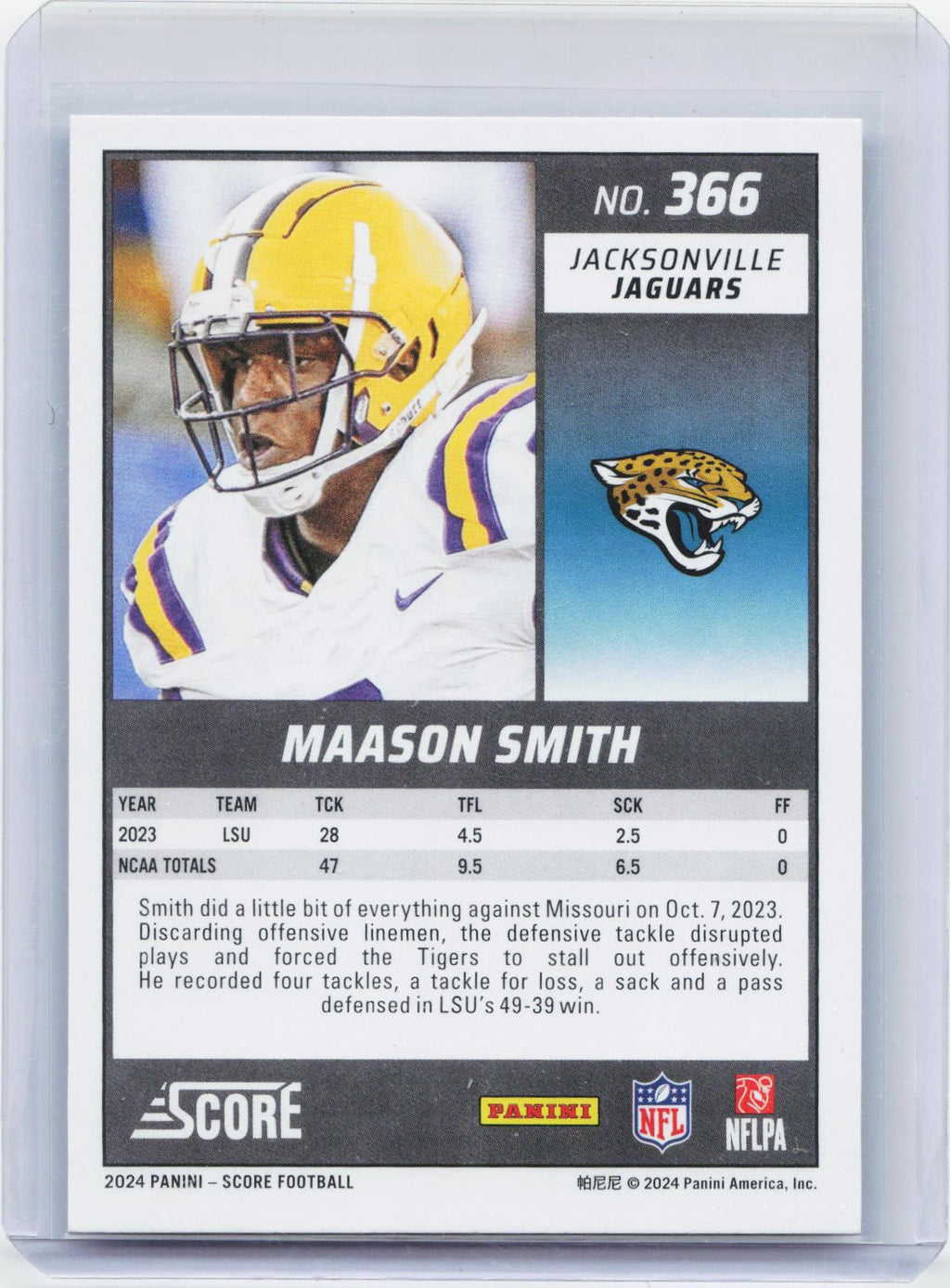 2024 Score #366 Maason Smith