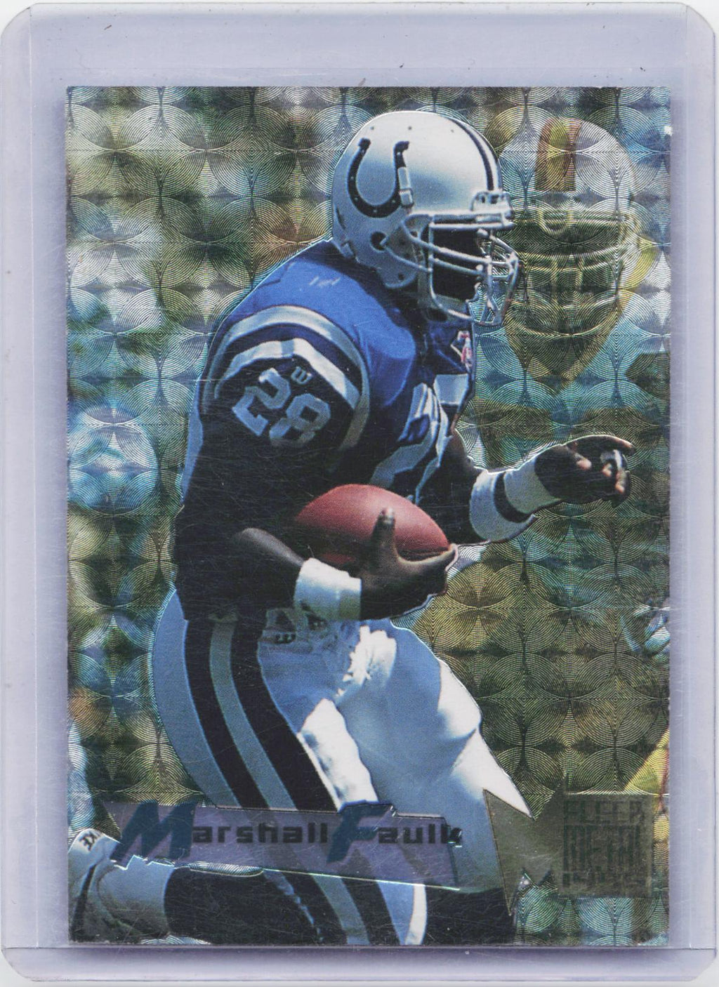 1995 Fleer Metal #84 Marshall Faulk