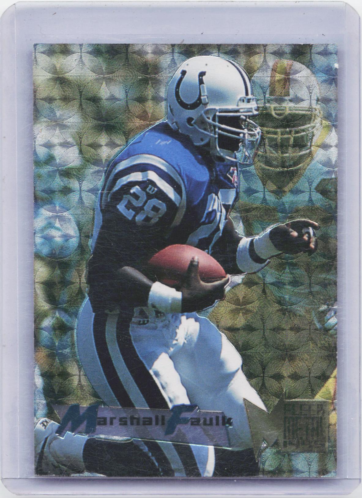 1995 Fleer Metal #84 Marshall Faulk