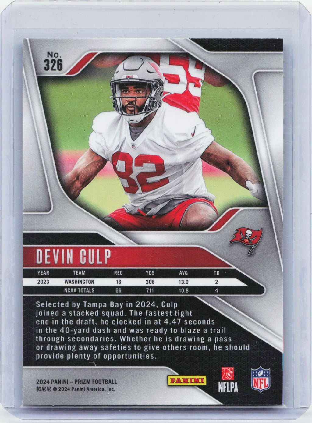 2024 Panini Prizm #326 Devin Culp