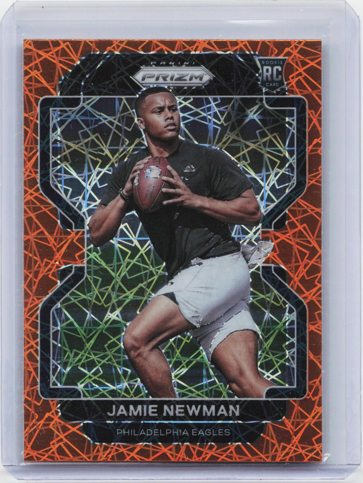 2021 Panini Prizm #397 Jamie Newman Lazer