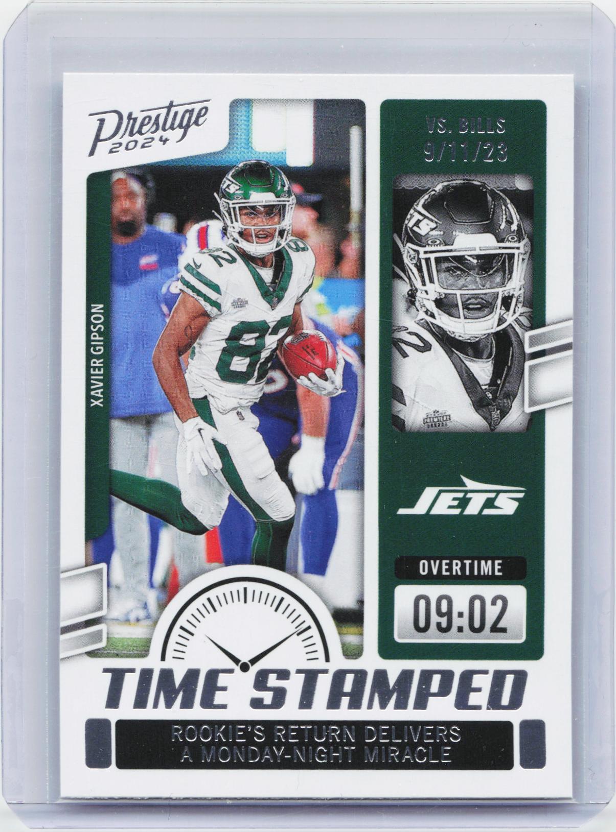 2024 Panini Prestige #TS-XGN Xavier Gipson Time Stamped