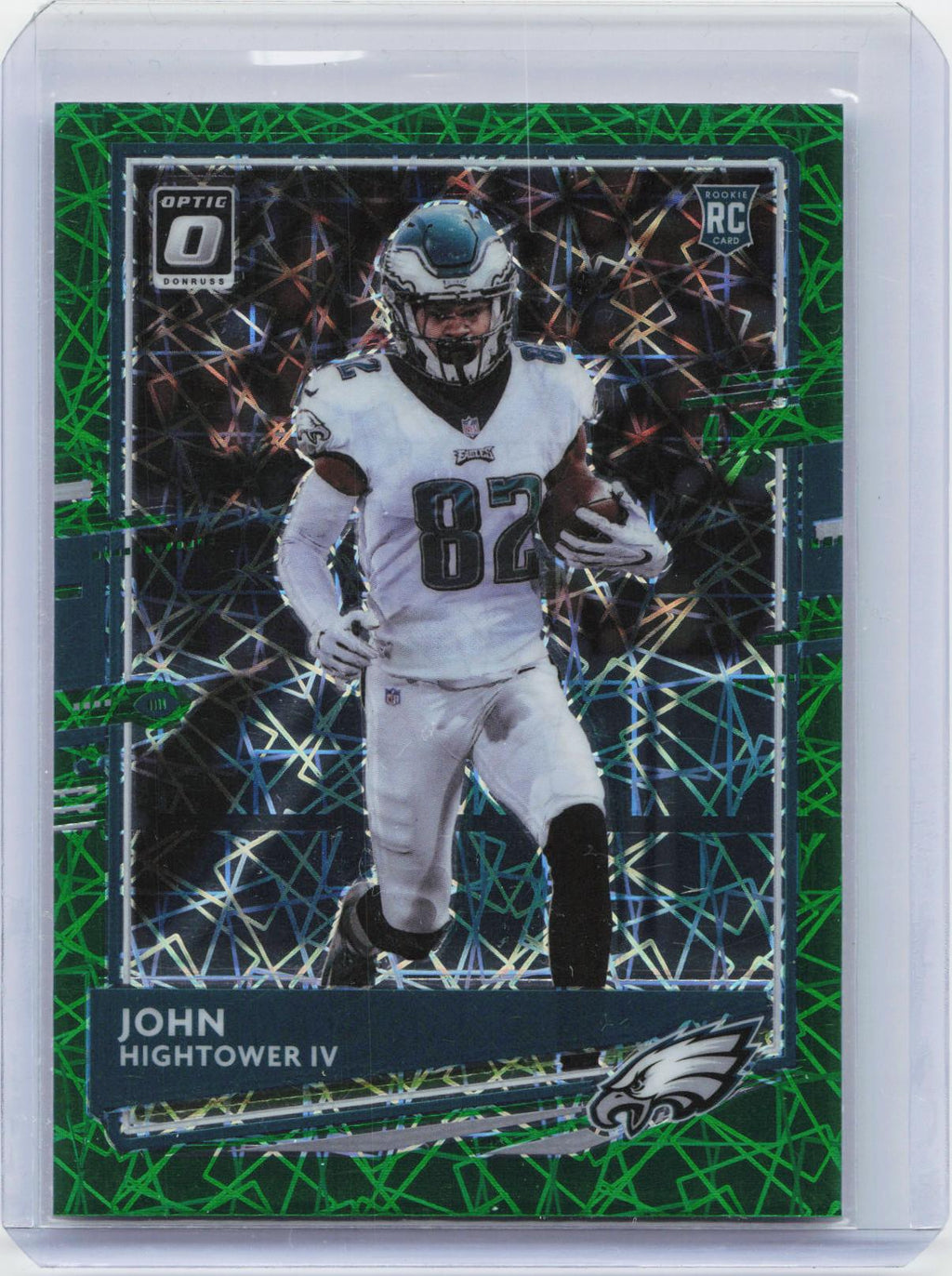 2020 Donruss Optic #128 John Hightower IV Green Velocity