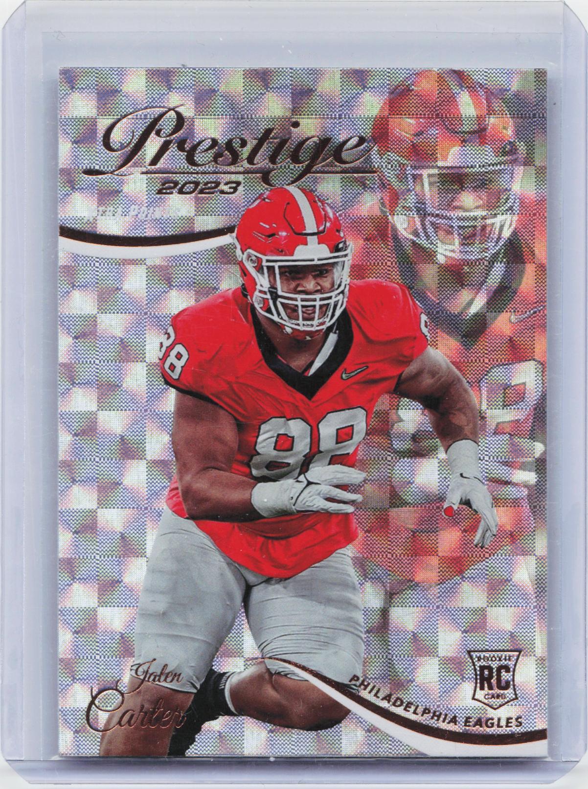 2023 Panini Prestige #344 Jalen Carter Xtra Points Hyper
