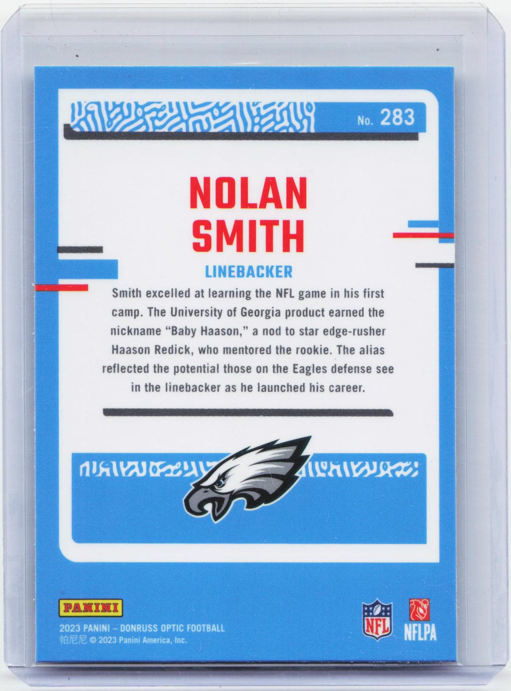 2023 Donruss Optic #283 Nolan Smith