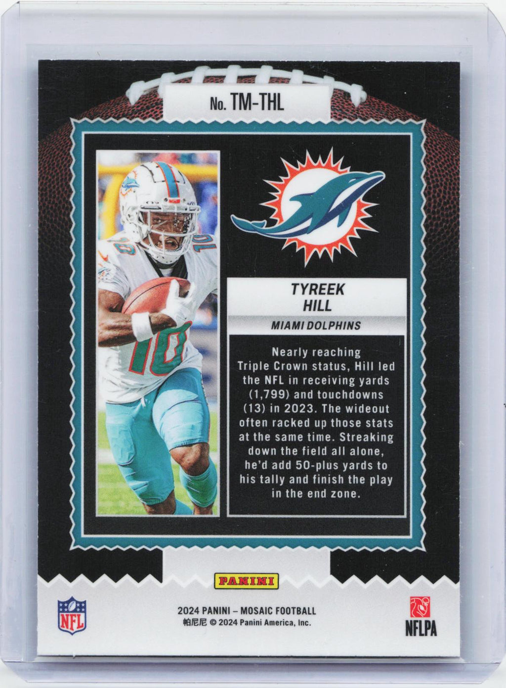 2024 Panini Mosaic #TM-THL Tyreek Hill Touchdown Masters Mosaic