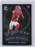 2024 Donruss Optic #8 Xavier Worthy Rookie Recruits