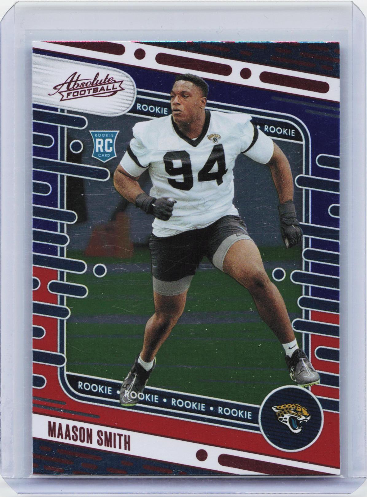 2024 Panini Absolute #148 Maason Smith Red and Blue