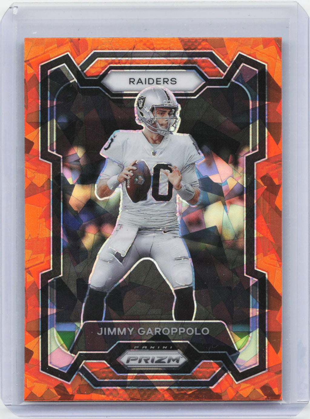 2023 Panini Prizm #176 Jimmy Garoppolo Orange Ice