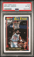1992-93 Topps #115 Michael Jordan Gold PSA 6