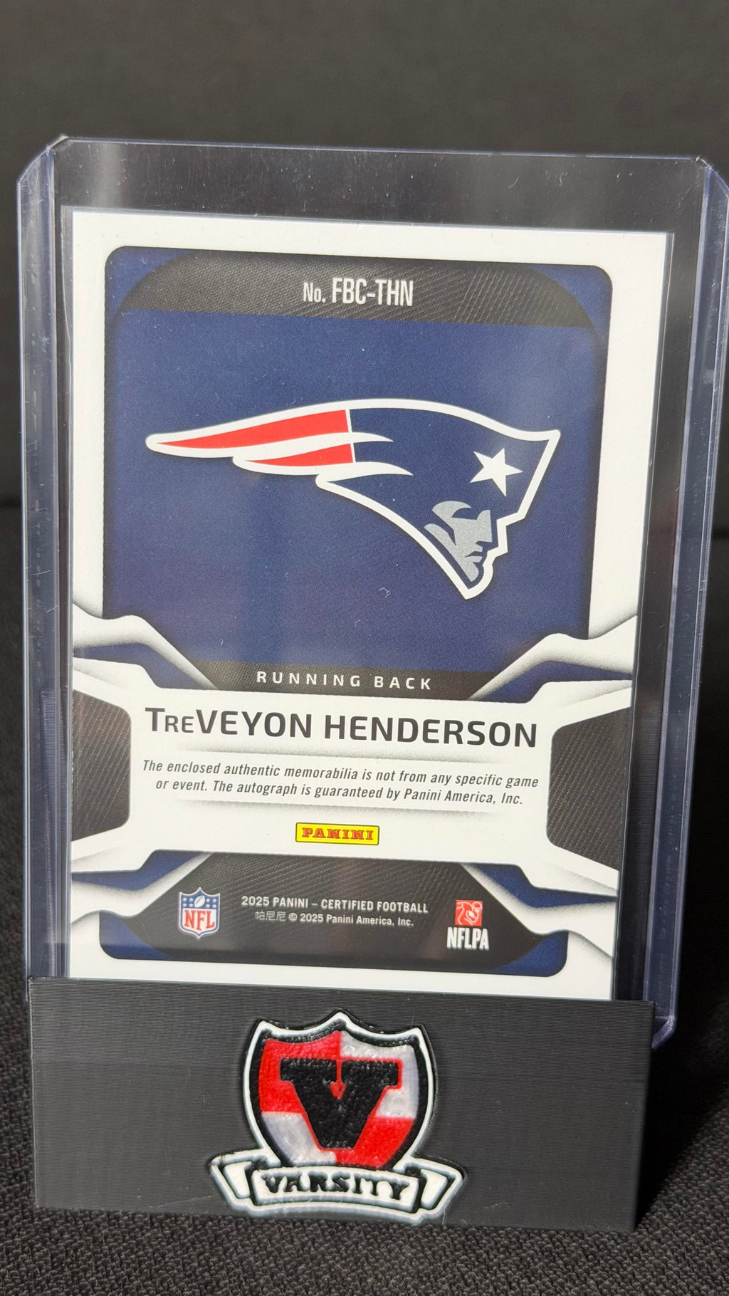 2025 Certified #FBC-THN TreVeyon Henderson Freshman Fabric Mirror Auto Pink /299