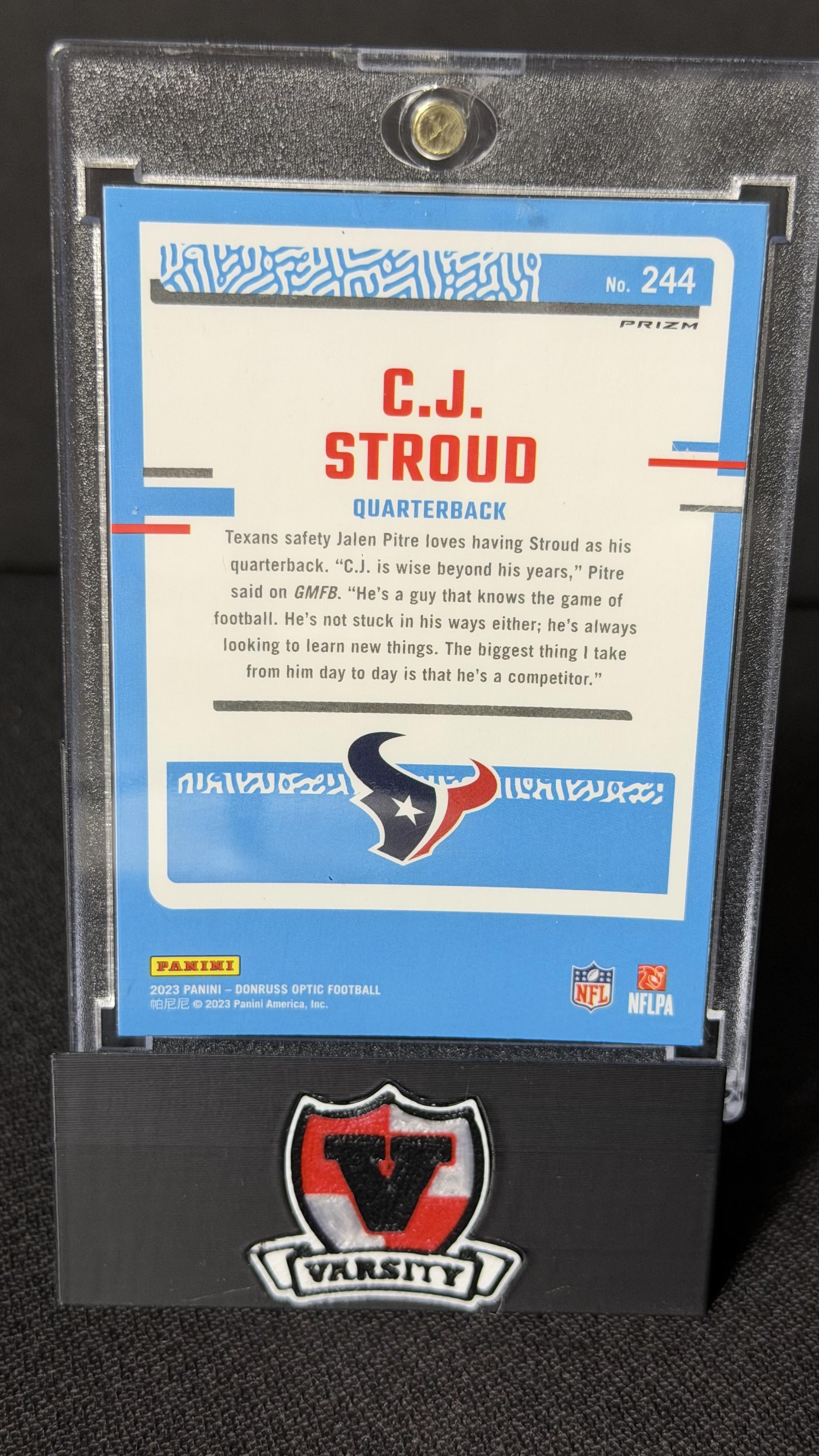 2023 Donruss Optic #244 C.J. Stroud Holo