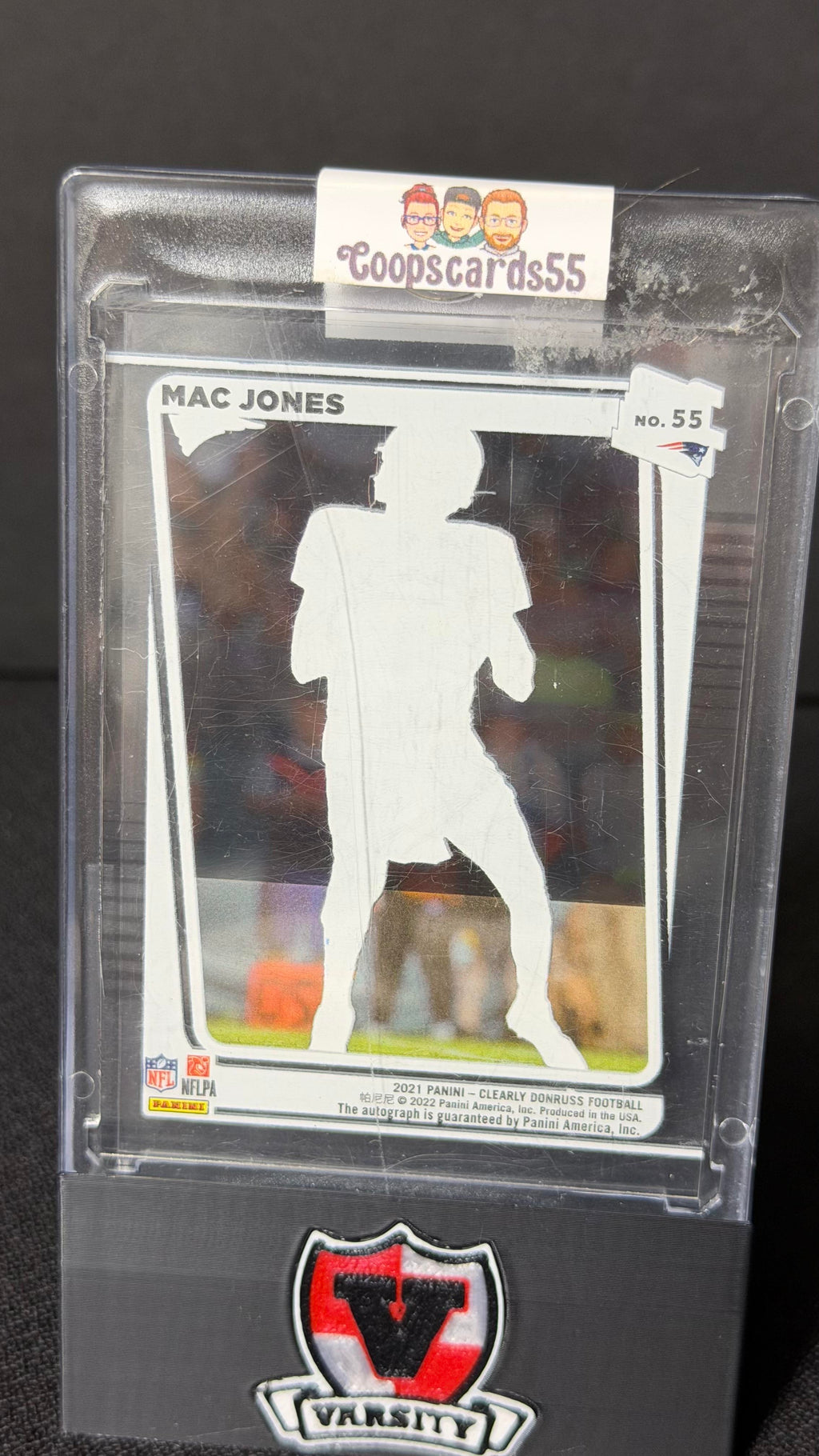 2021 Clearly Donruss #55 Mac Jones Clearly Rated Rookie Autographs