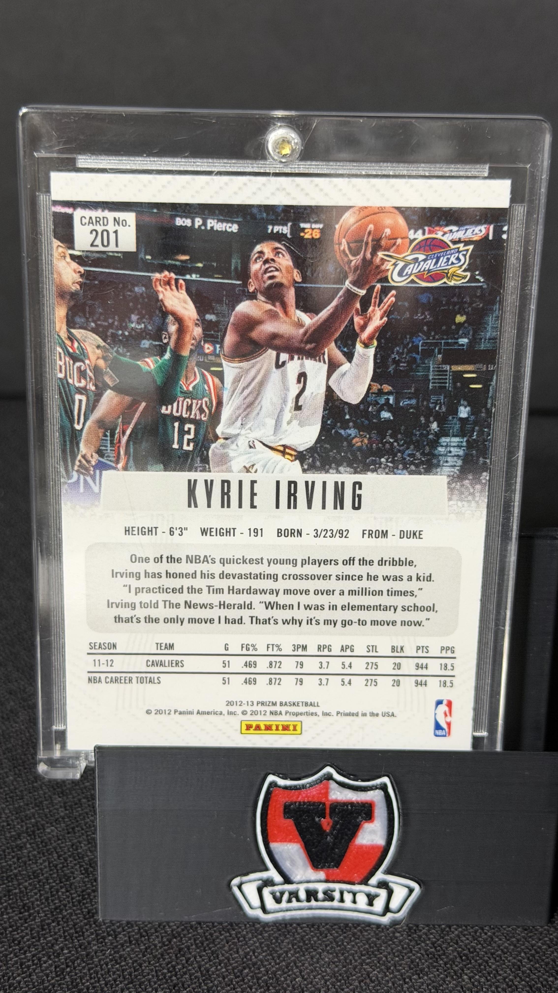 2012-13 Panini Prizm #201 Kyrie Irving