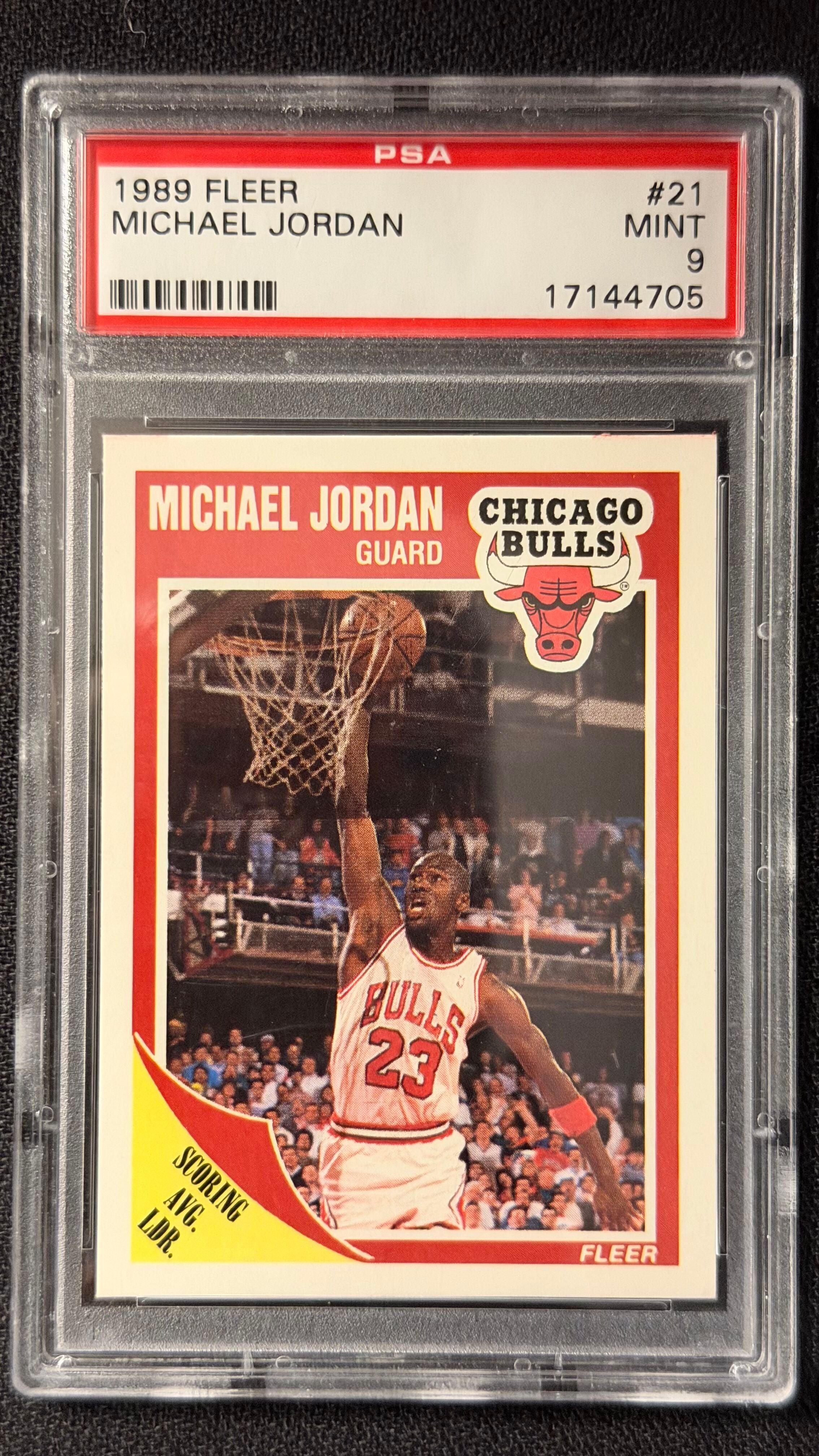1989-90 Fleer #21 Michael Jordan PSA 9