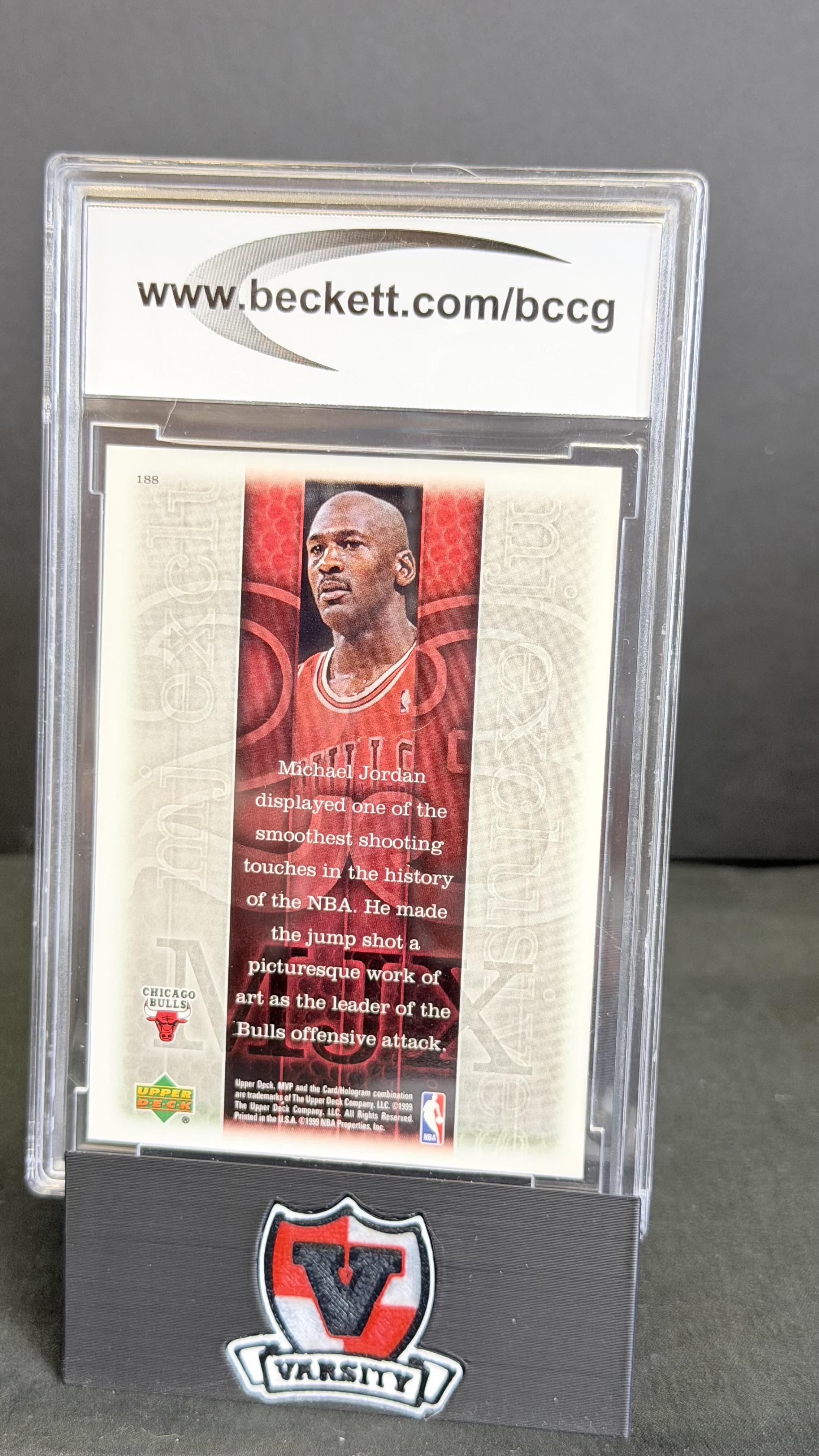1999-00 Upper Deck MVP #188 Michael Jordan BCCG 9