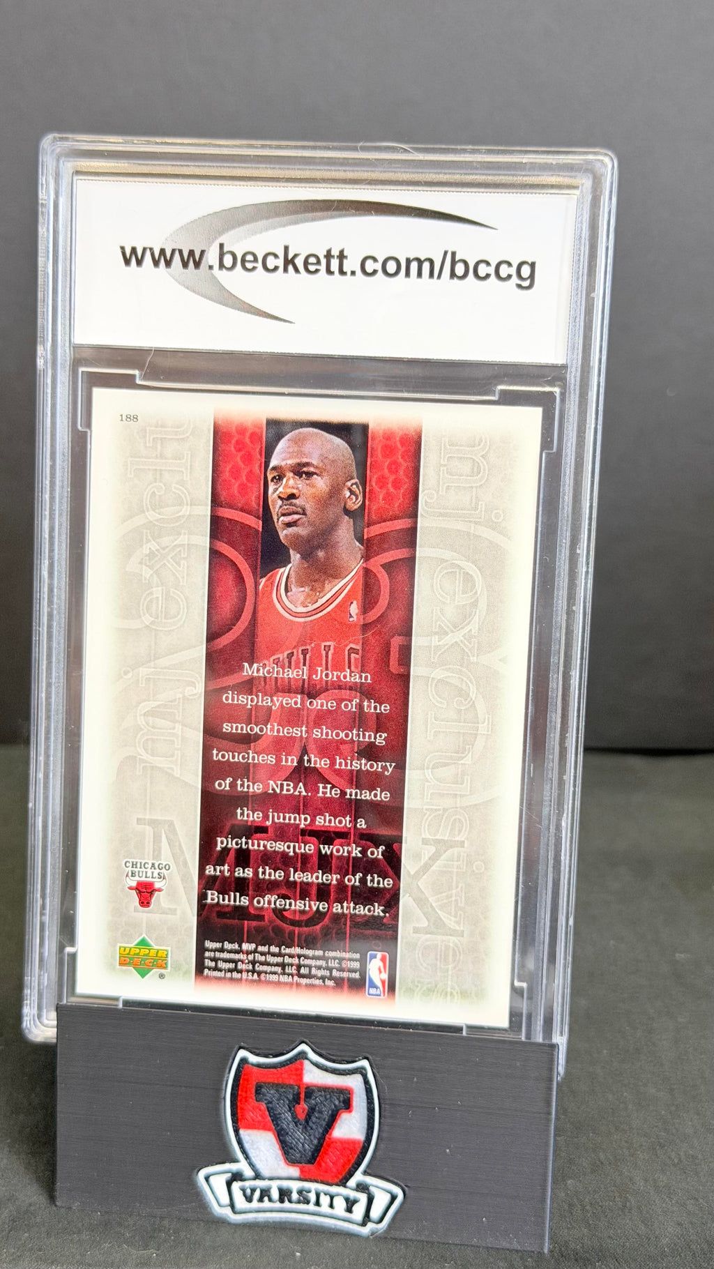 1999-00 Upper Deck MVP #188 Michael Jordan BCCG 9
