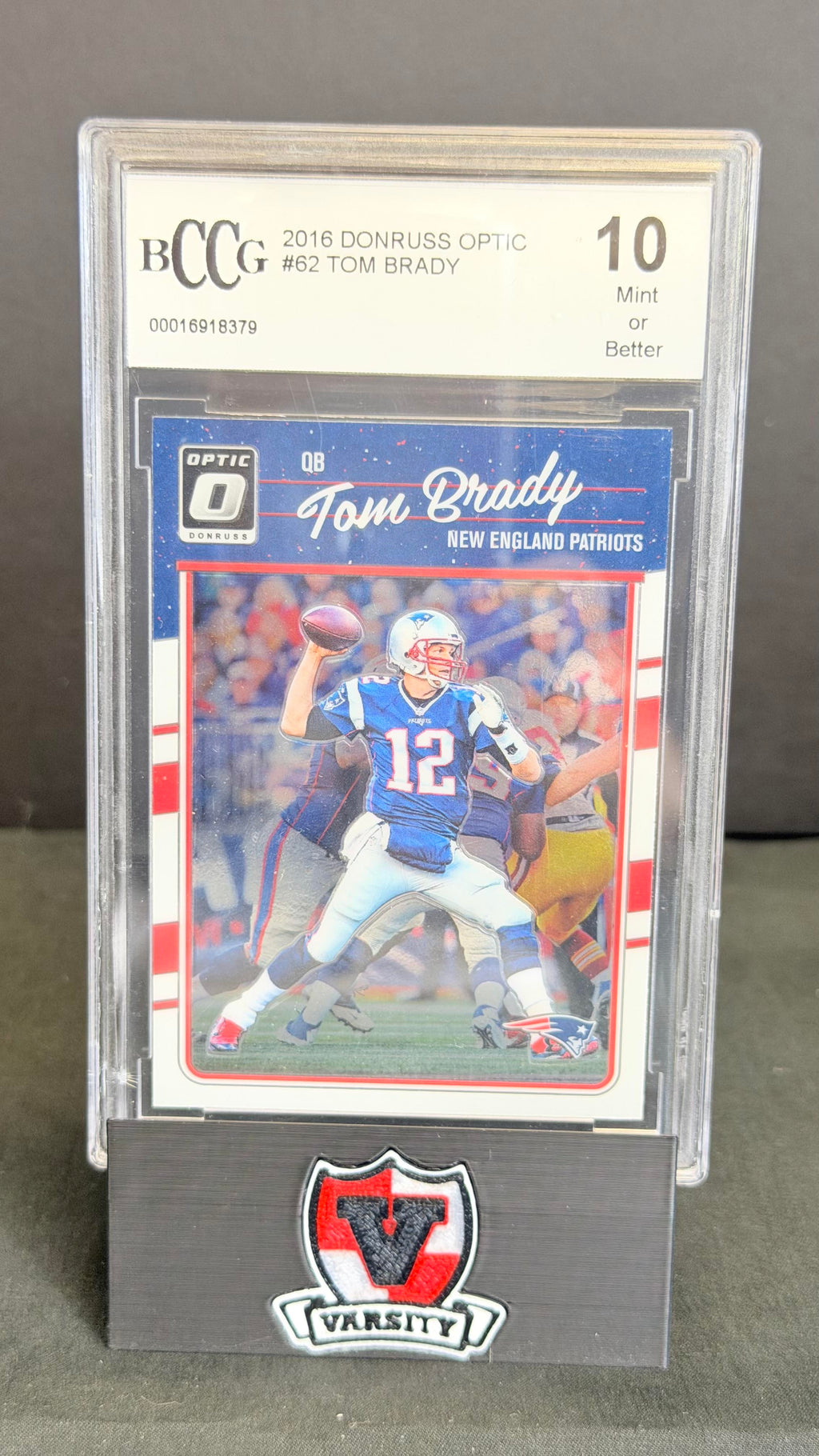 2016 Donruss Optic #62 Tom Brady BCCG 10