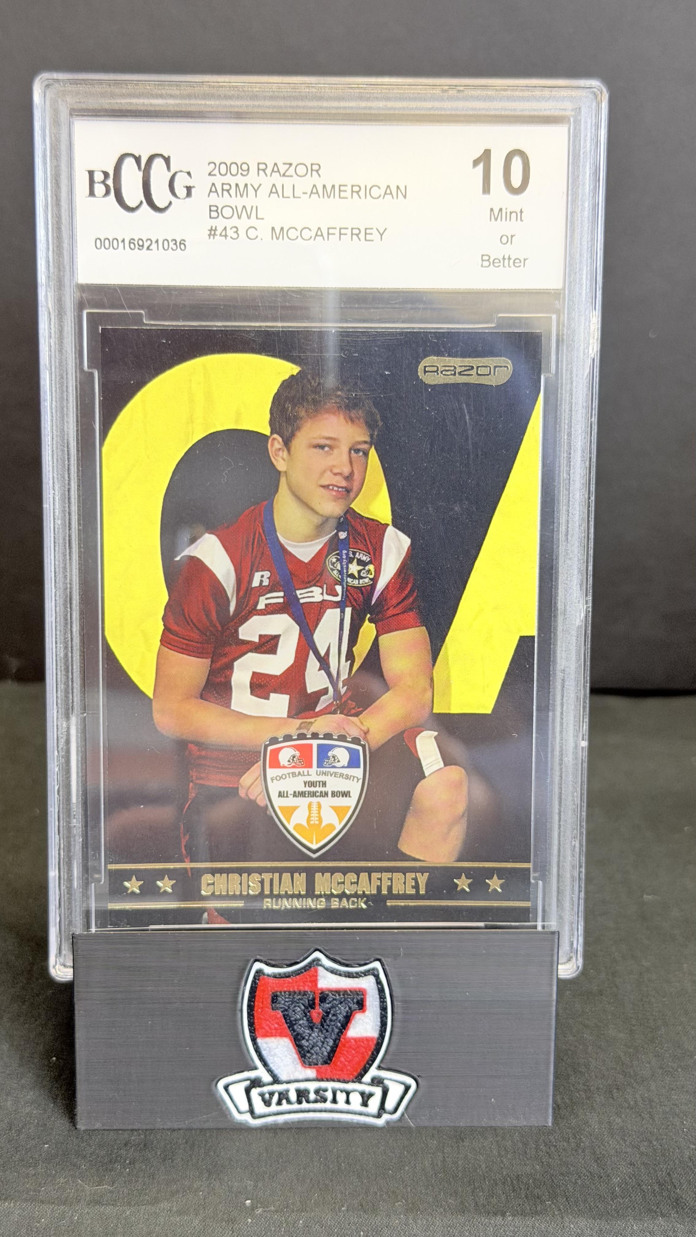 2009 Razor US Army All-American Bowl #43 Christian McCaffrey BCCG 10