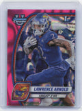 2024 Bowman University Chrome #120 Lawrence Arnold Pink Lava Refractor