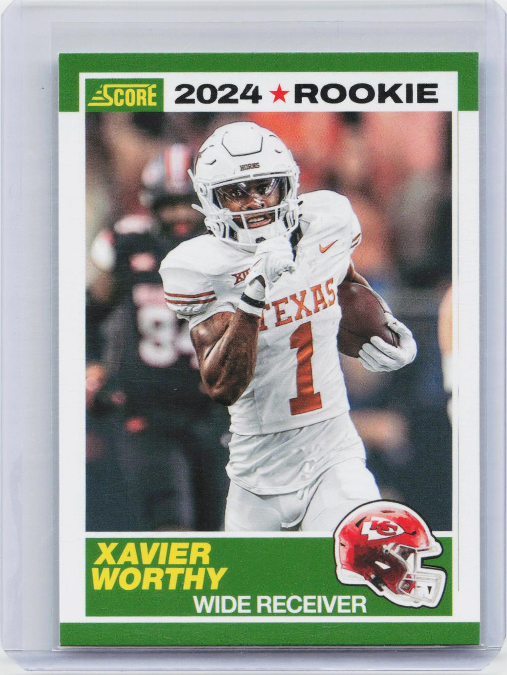 2024 Score #1 Xavier Worthy 35th Anniversary Rookies
