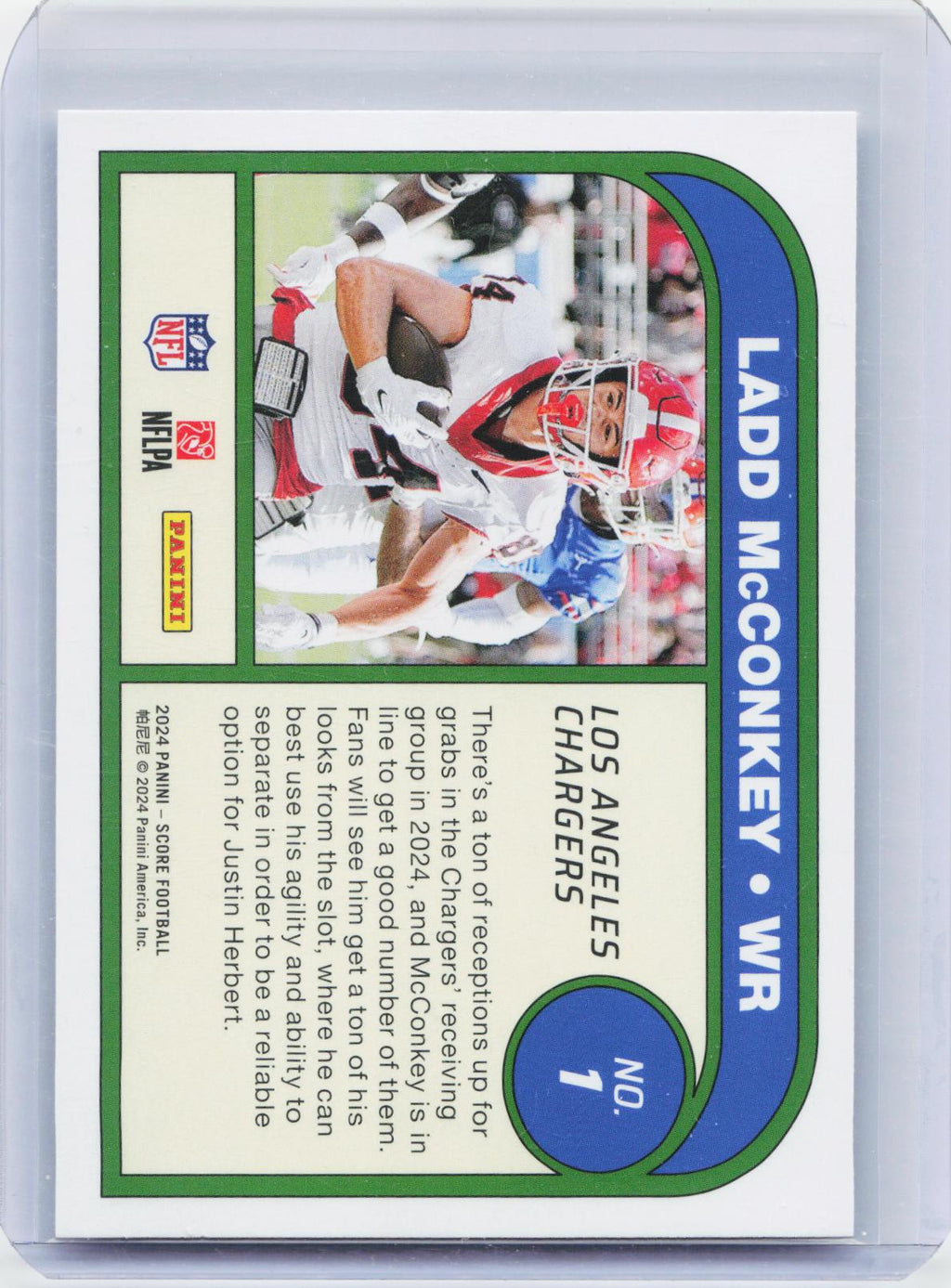 2024 Score #1 Ladd McConkey Protential