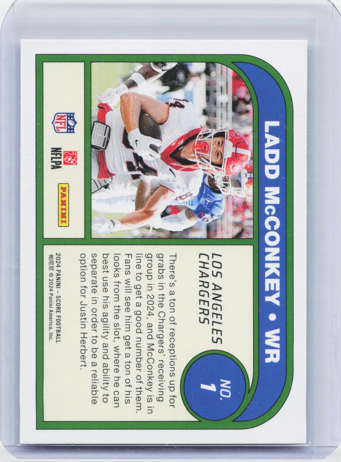 2024 Score #1 Ladd McConkey Protential