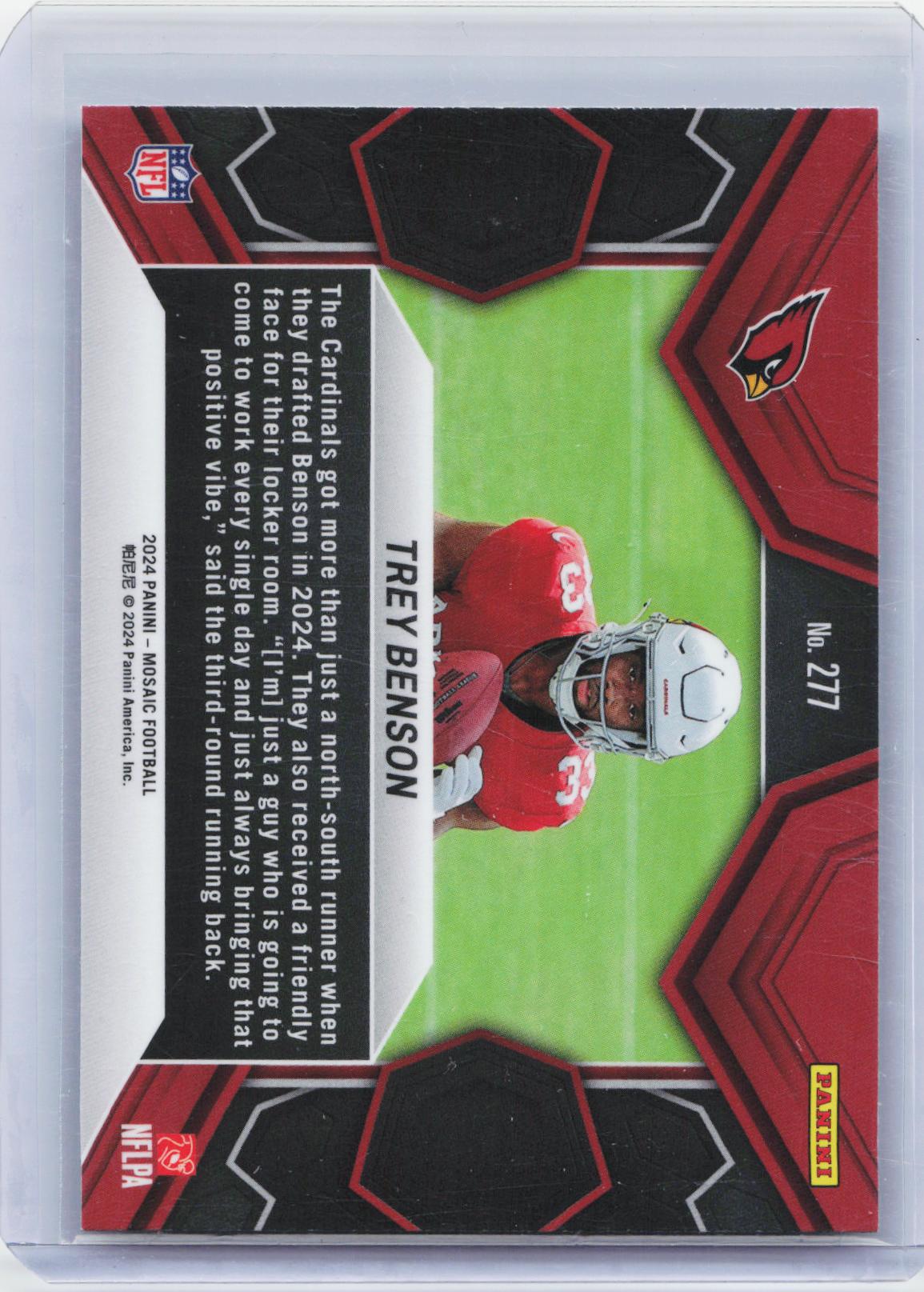 2024 Panini Mosaic #277 Trey Benson