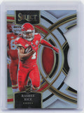 2023 Panini Select #132 Rashee Rice Silver Prizms Die Cuts