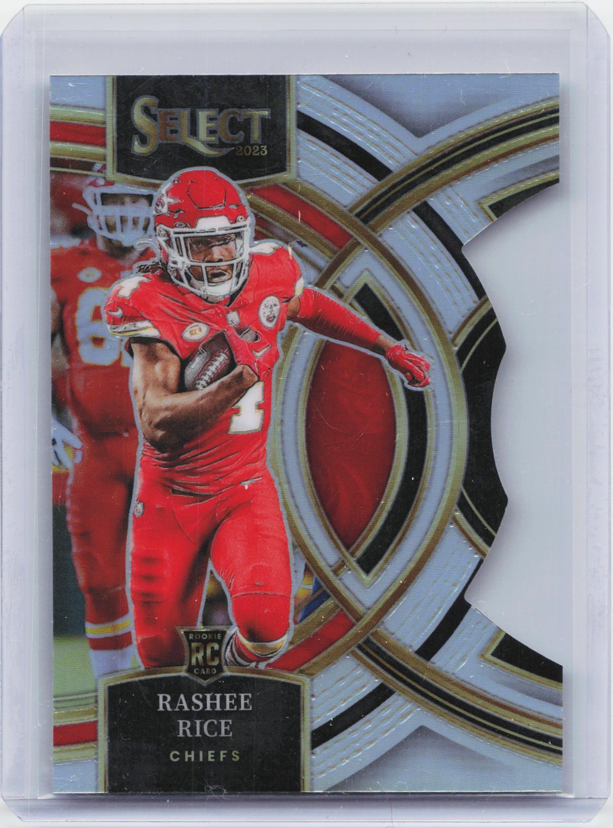 2023 Panini Select #132 Rashee Rice Silver Prizms Die Cuts
