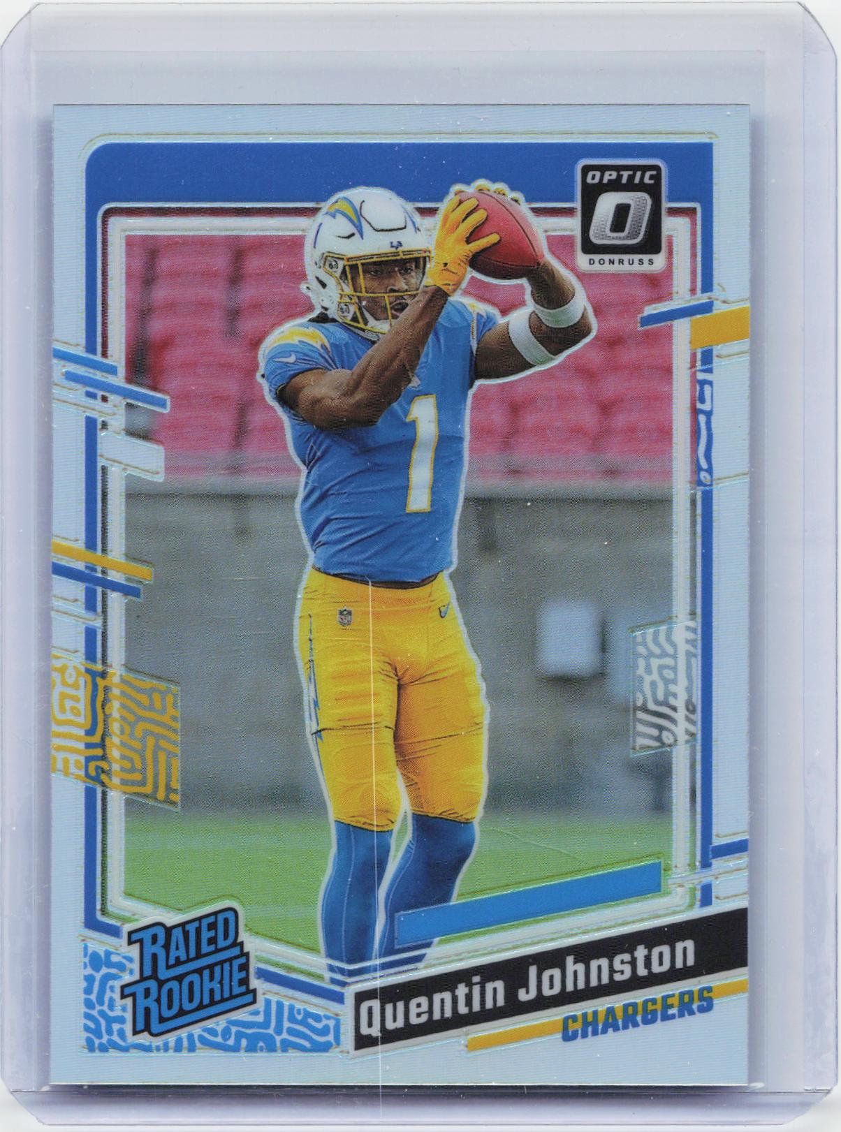 2023 Donruss Optic #265 Quentin Johnston Holo