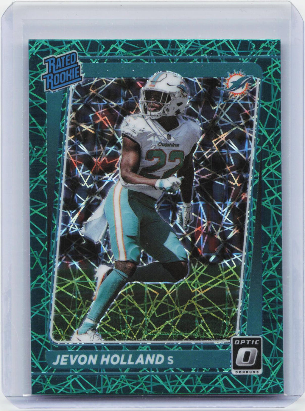 2021 Donruss Optic #267 Jevon Holland Green Velocity