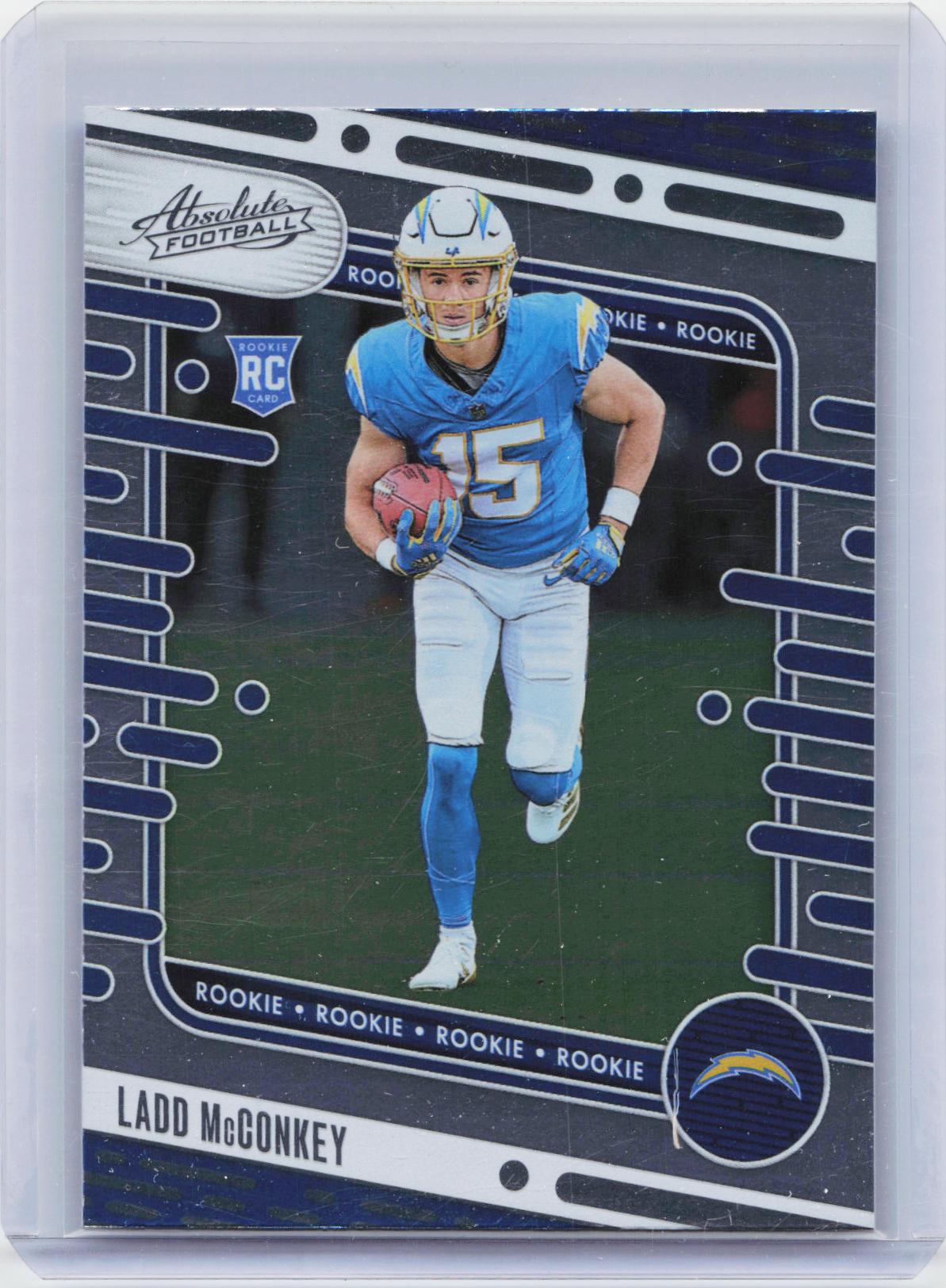 2024 Panini Absolute #134 Ladd McConkey Green