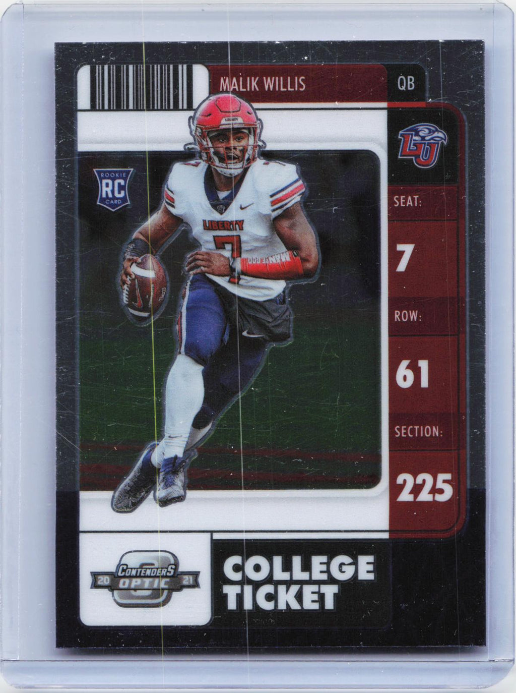 2022 Panini Chronicles Draft Picks #2 Malik Willis Contenders Optic