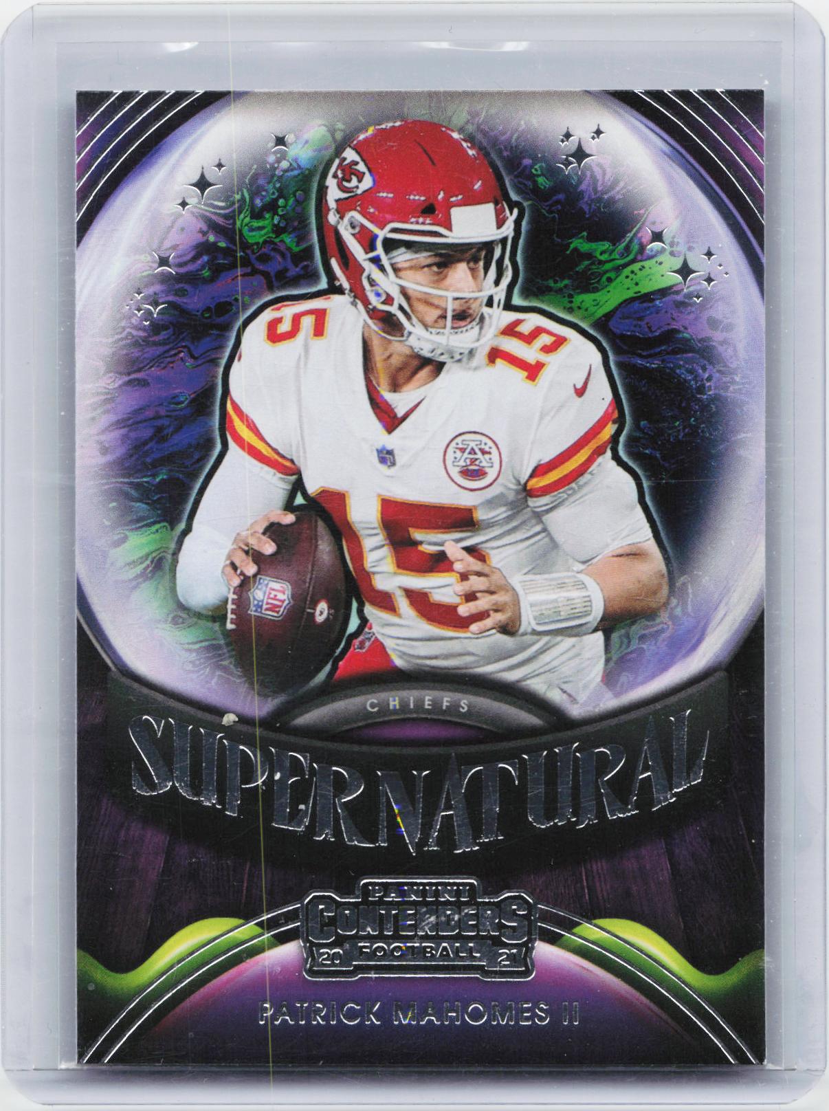 2021 Panini Contenders #SN-PMA Patrick Mahomes II Supernatural