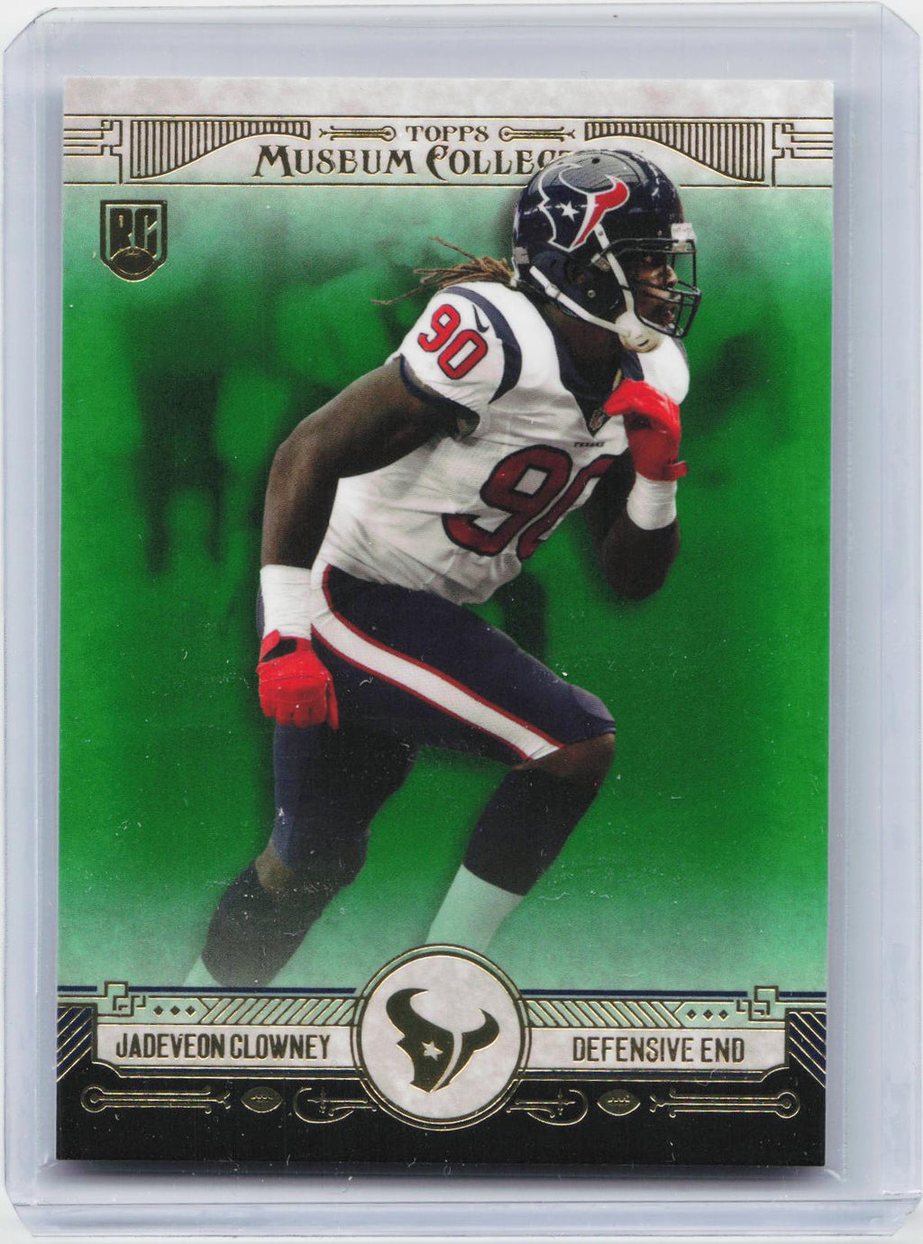 2014 Topps Museum Collection #20 Jadeveon Clowney Emerald #/1