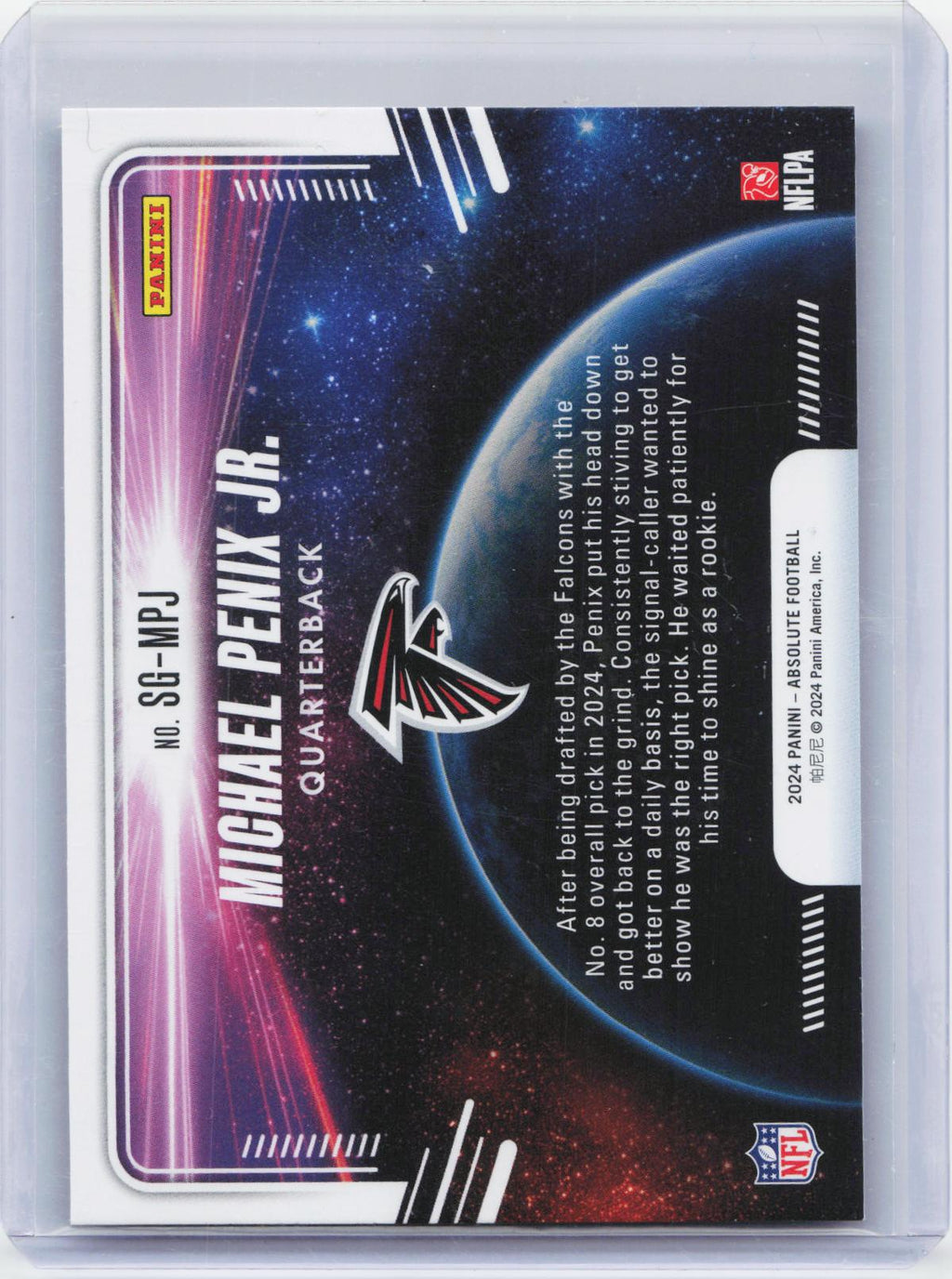 2024 Panini Absolute #SG-MPJ Michael Penix Jr. Star Gazing
