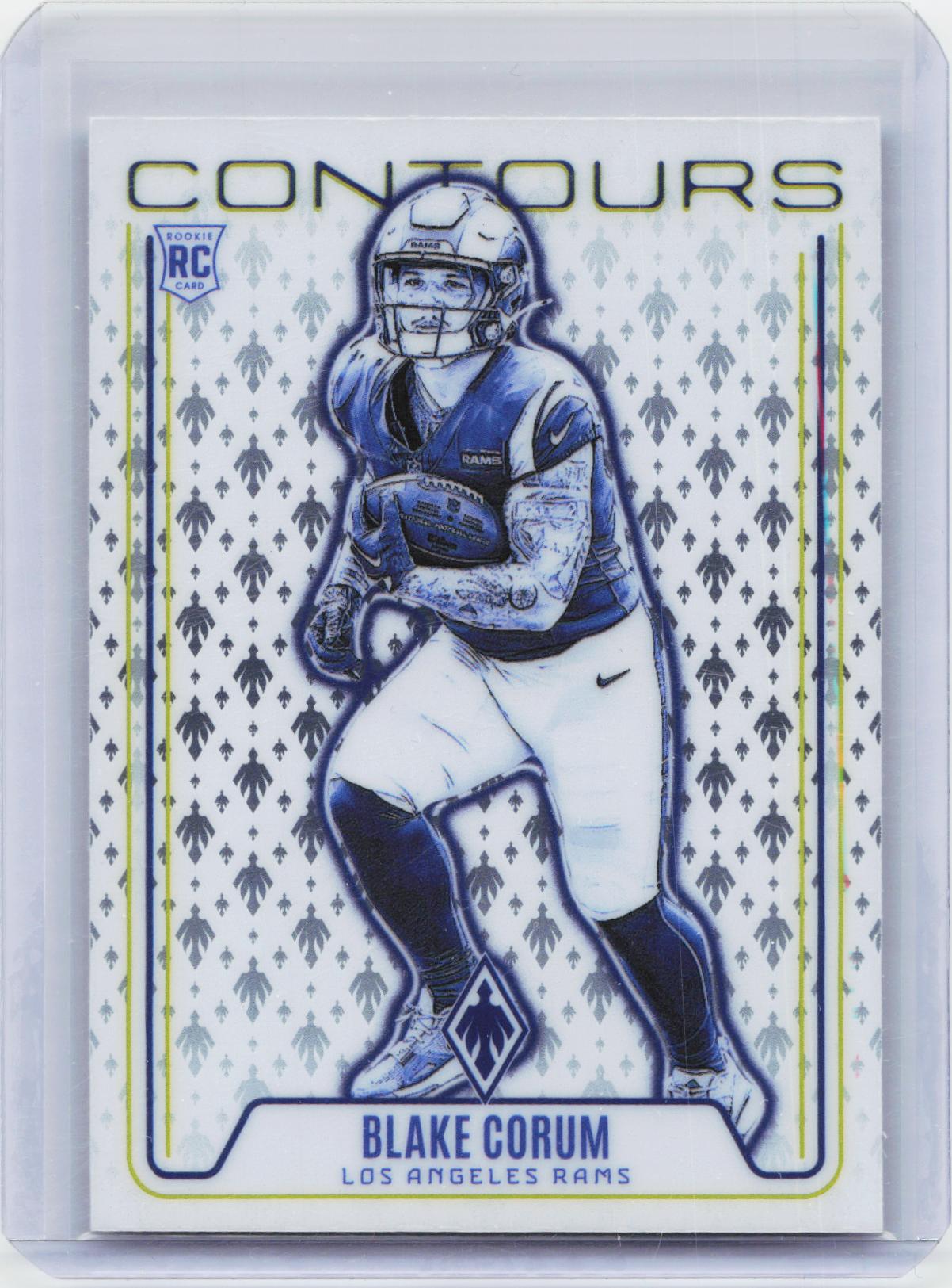2024 Panini Phoenix #CON-BCM Blake Corum Contours
