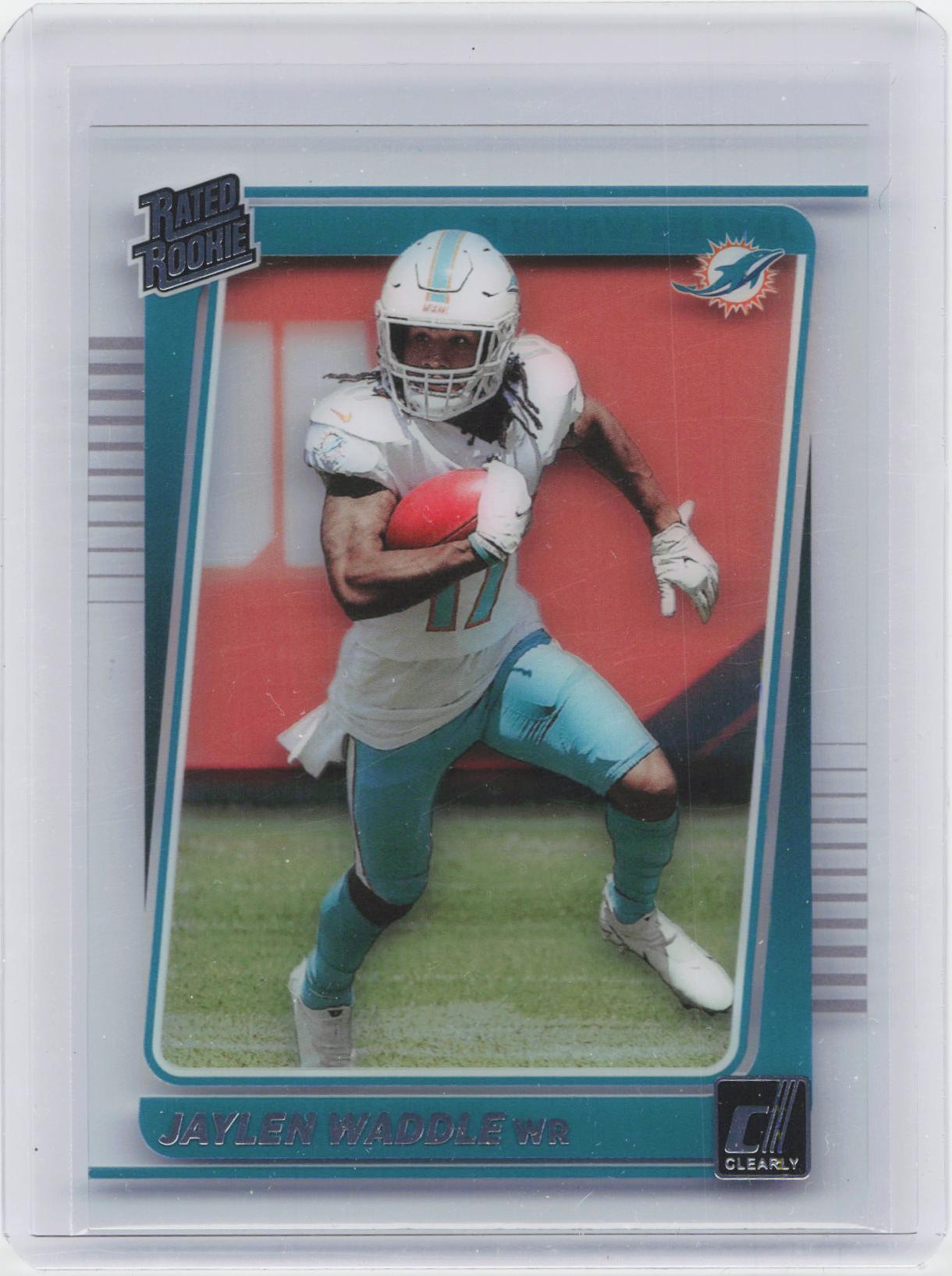 2021 Clearly Donruss #64 Jaylen Waddle