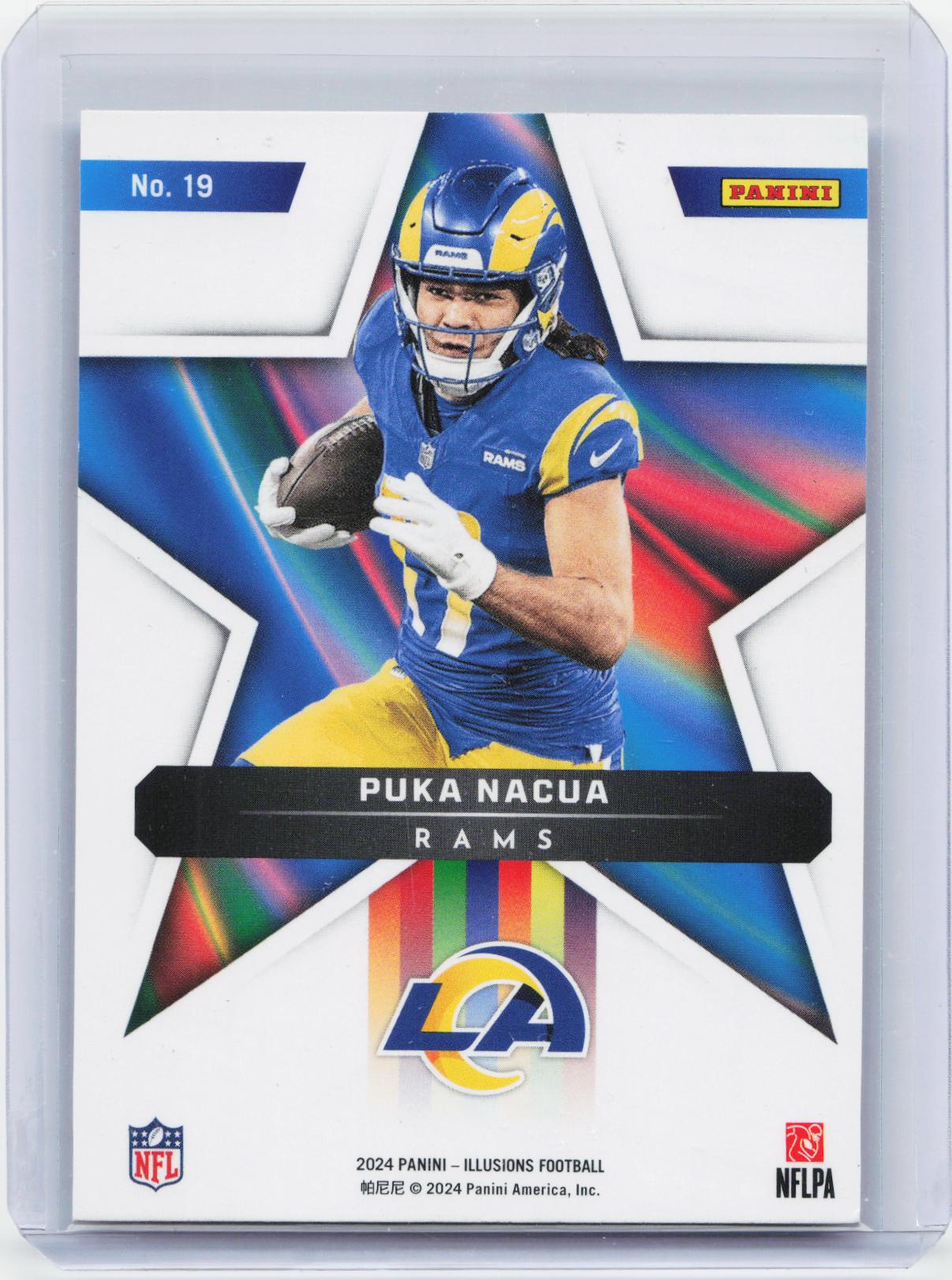 2024 Panini Illusions #19 Puka Nacua Shining Stars
